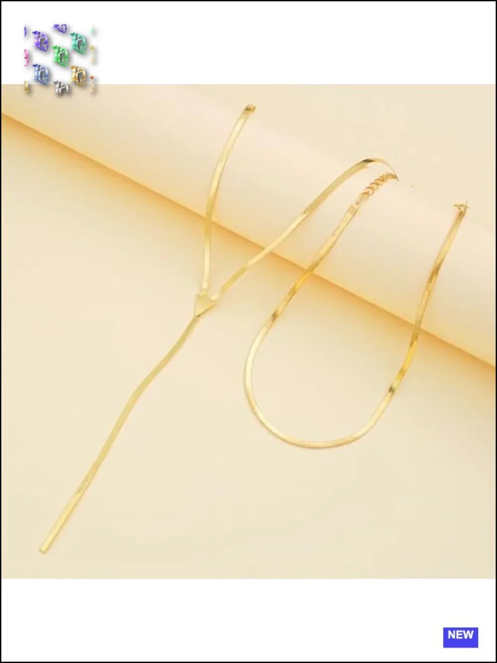 Chunky Layered Gold Choker Necklace Set for Women Trendy Vintage Long Statement